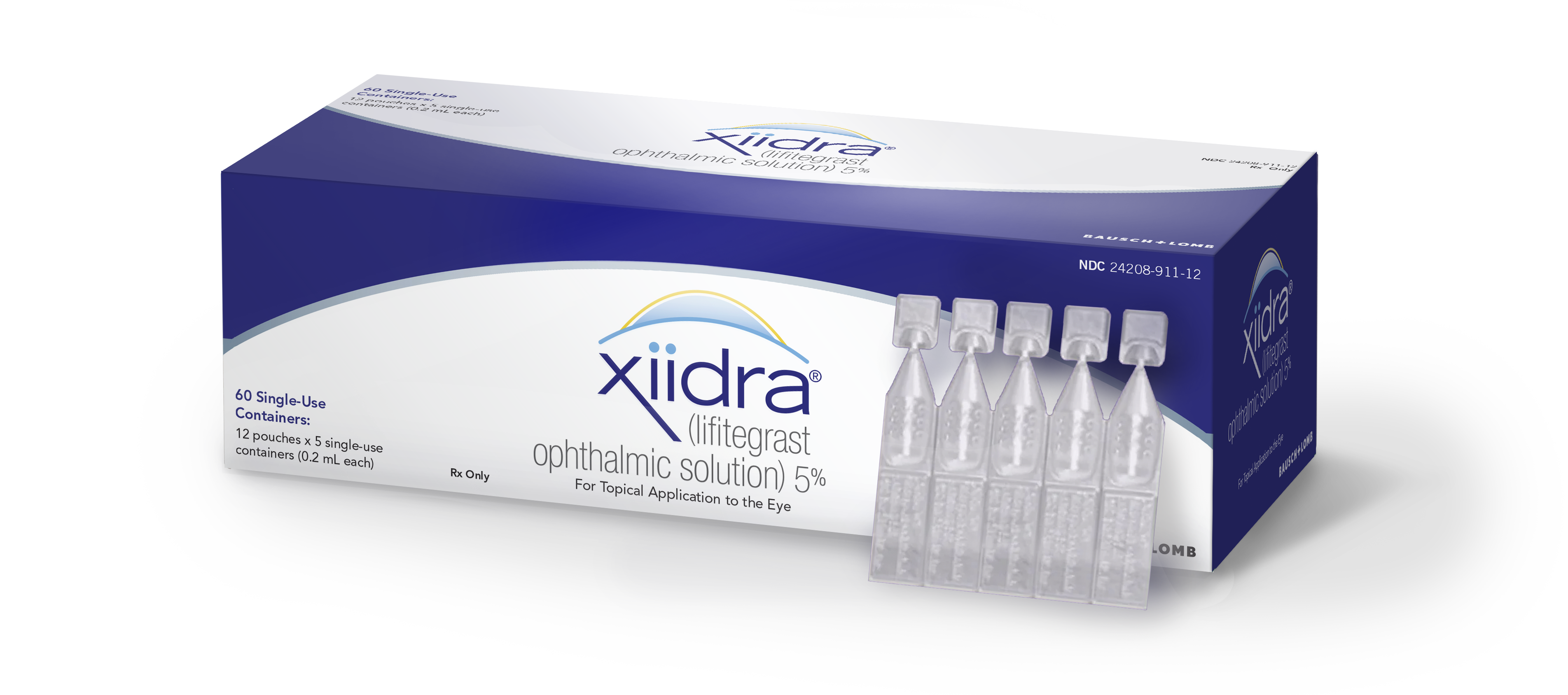 Xiidra® (lifitegrast ophthalmic solution) 5% package