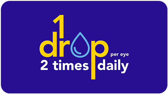 1 drop per eye 2 times daily