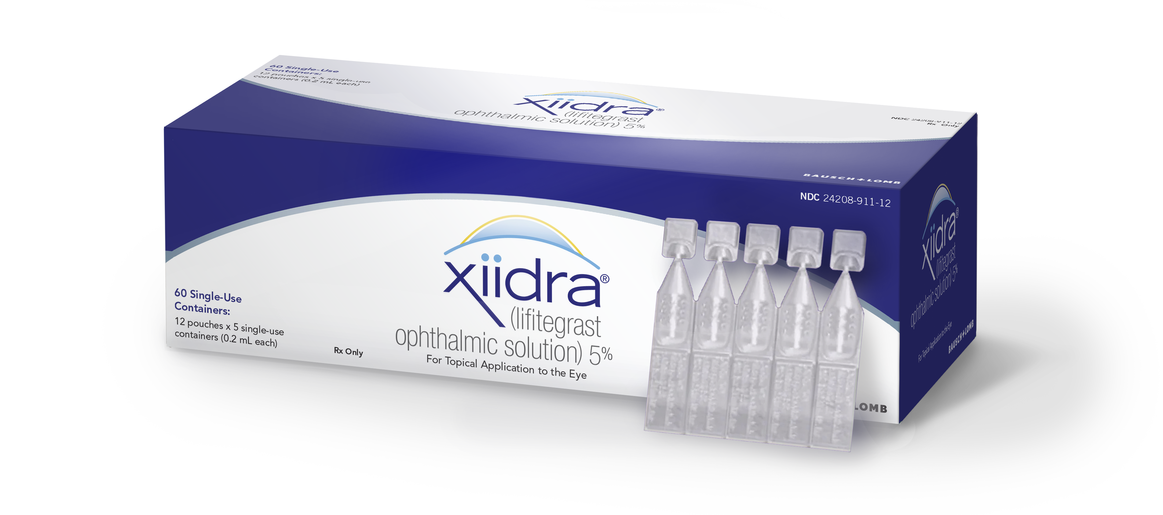 Xiidra® (lifitegrast ophthalmic solution) 5% package