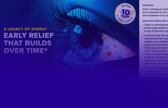 10 Years of Xiidra Legacy